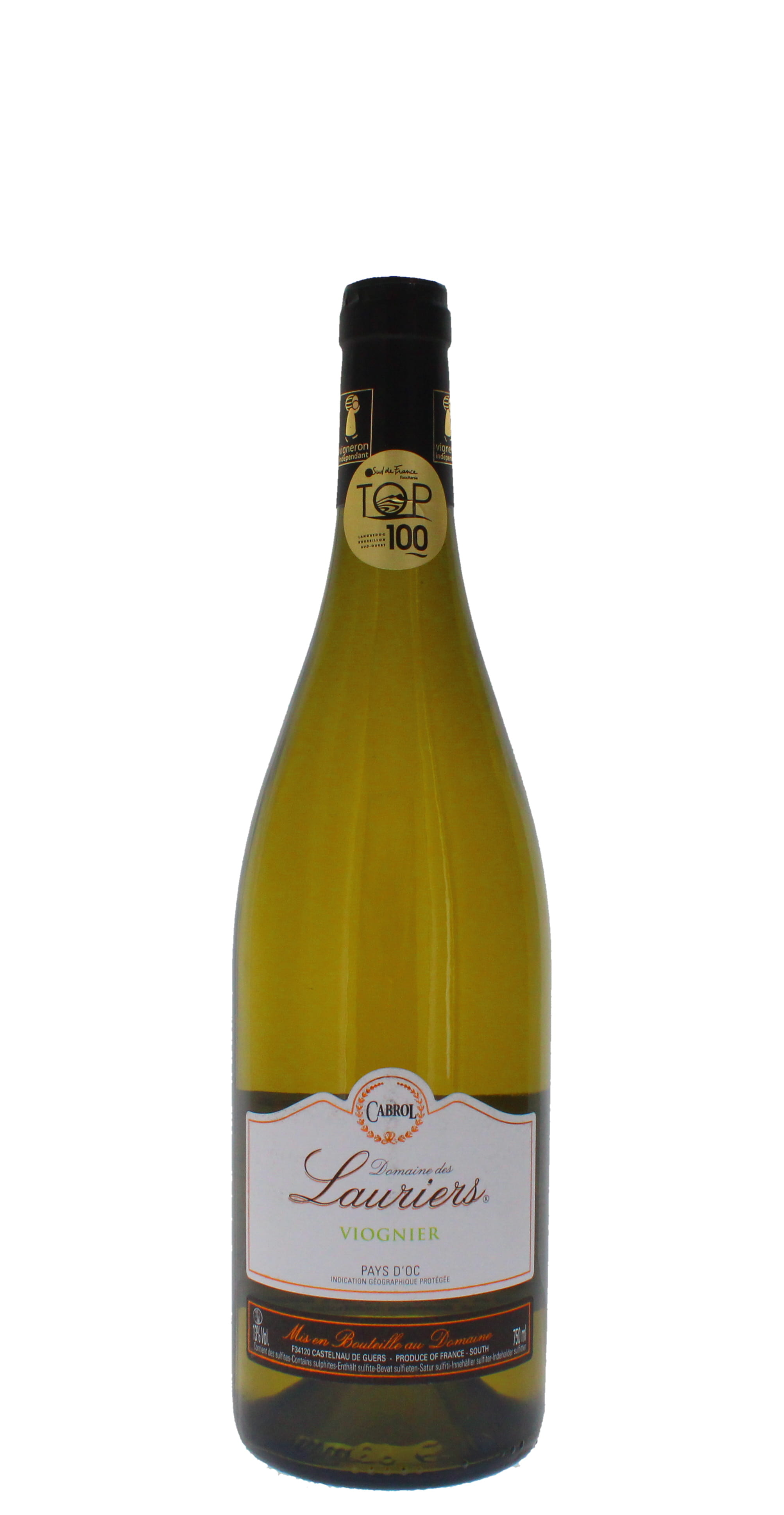 Bottle image of Domaine des Lauriers Viognier